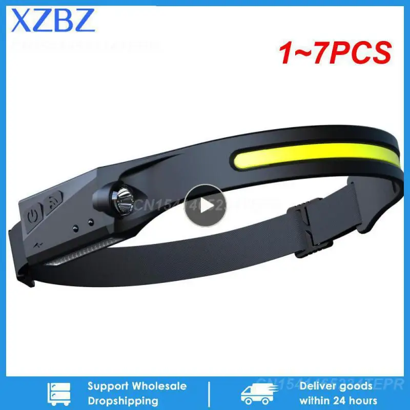 1~7PCS Induction Headlamp Camping Search Light USB Rechargeable Headlight Led Head Torch Work Light With Built-in Battery
1~7PCS Induction Headlamp Camping Search Light USB Rechargeable Headlight Led Head Torch Work Light With Built-in Battery