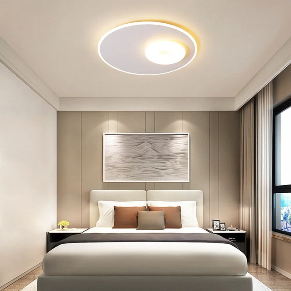 Modern Simple LED Ceiling Light Study Bedroom Creative Ultra-thin Ceiling Lamp Kitchen Indoor Lighting Fixtures Black / Golden
Modern Simple LED Ceiling Light Study Bedroom Creative Ultra-thin Ceiling Lamp Kitchen Indoor Lighting Fixtures Black / Golden