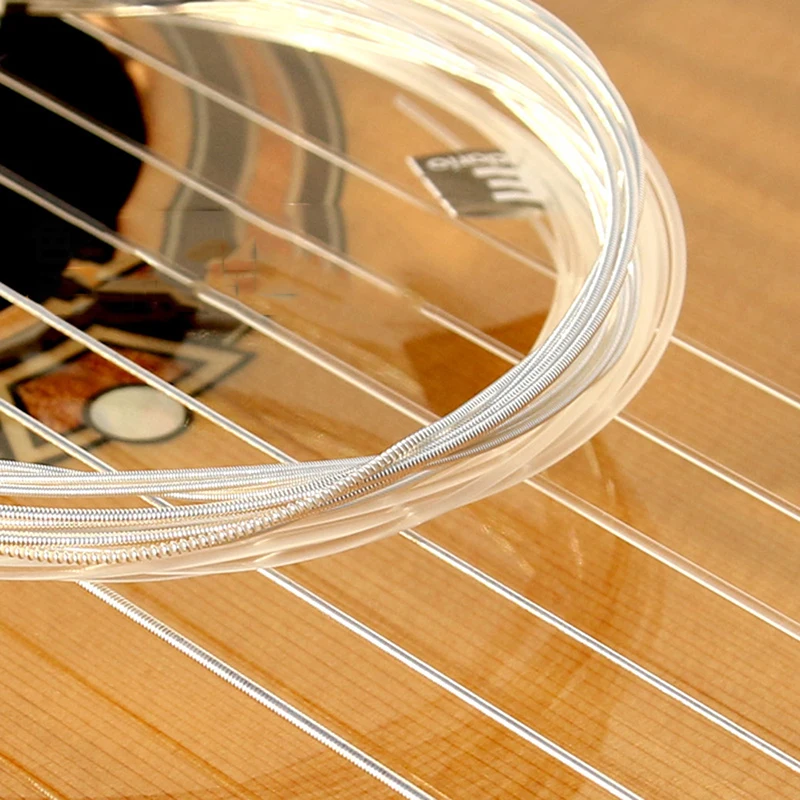 Classical Guitar Strings Nylon Core Silver Plated Copper Wound Musical Instruments Accessories Parts
Classical Guitar Strings Nylon Core Silver Plated Copper Wound Musical Instruments Accessories Parts