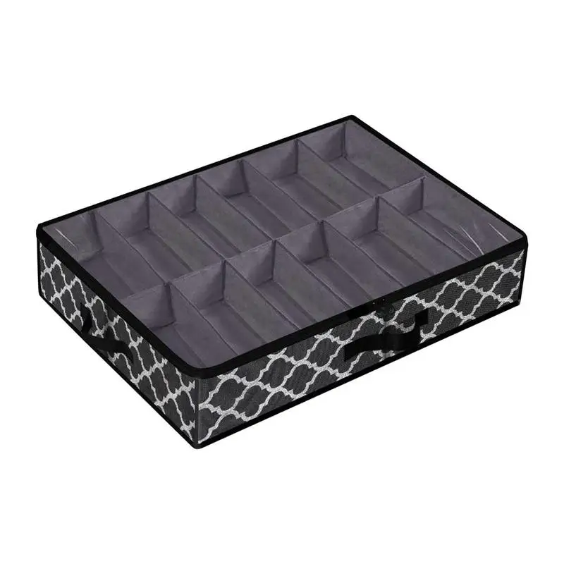 Under Bed Shoe Storage Box Sturdy Organizer With Smooth Zipper Clear Window Underbed Shoe Closet Storage For 12 Pairs Of Shoes
Under Bed Shoe Storage Box Sturdy Organizer With Smooth Zipper Clear Window Underbed Shoe Closet Storage For 12 Pairs Of Shoes