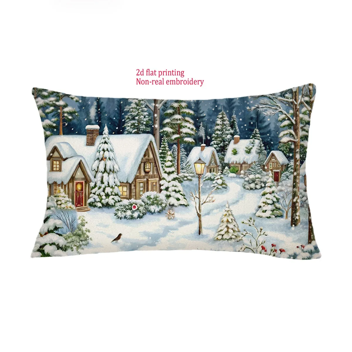 Рождественская наволочка «Снежная деревня» полиэстер велюр 40x40 см
Рождественская наволочка «Снежная деревня» полиэстер велюр 40x40 см