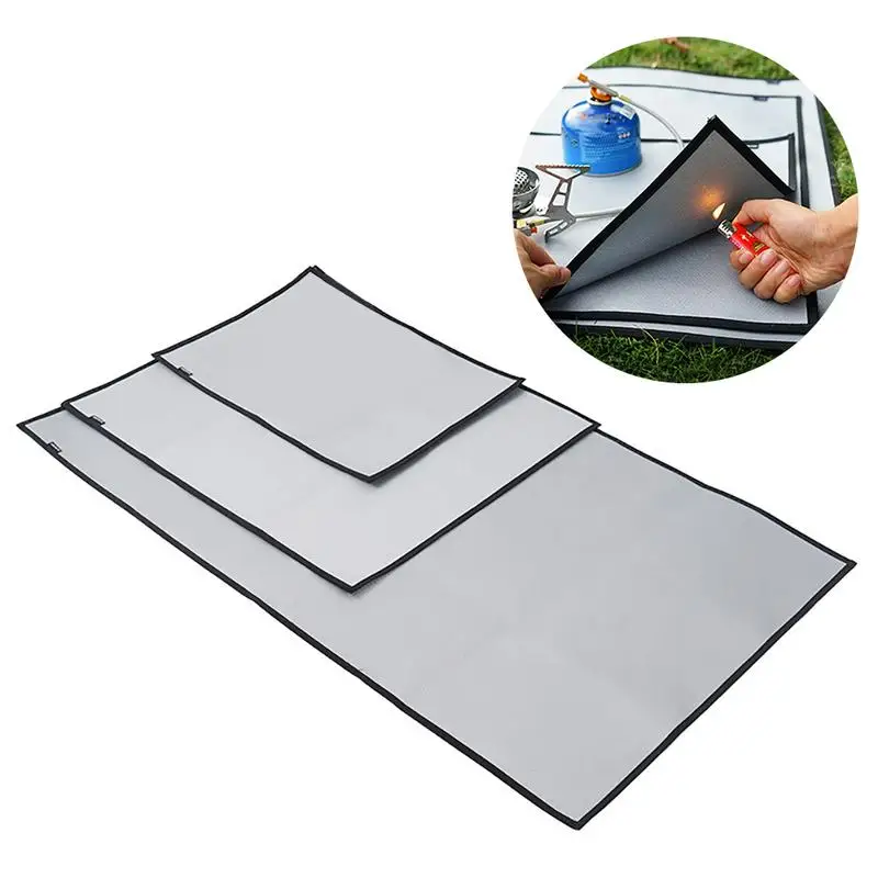 Fireproof Heat Resistant Barbecue Gas Grill Splatter Mat Suitable For Backyard Floor Protective Rug Practical Tool High Quality
Fireproof Heat Resistant Barbecue Gas Grill Splatter Mat Suitable For Backyard Floor Protective Rug Practical Tool High Quality