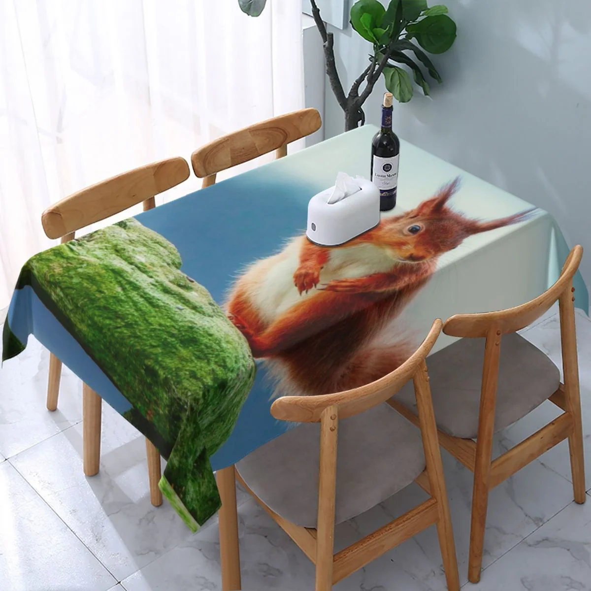 Rectangle Tablecloth Wrinkle Resistant Table Cloth for Kitchen Dining Room Tabletop Decoration Table Cover 54 x 72 Inch 
Rectangle Tablecloth Wrinkle Resistant Table Cloth for Kitchen Dining Room Tabletop Decoration Table Cover 54 x 72 Inch