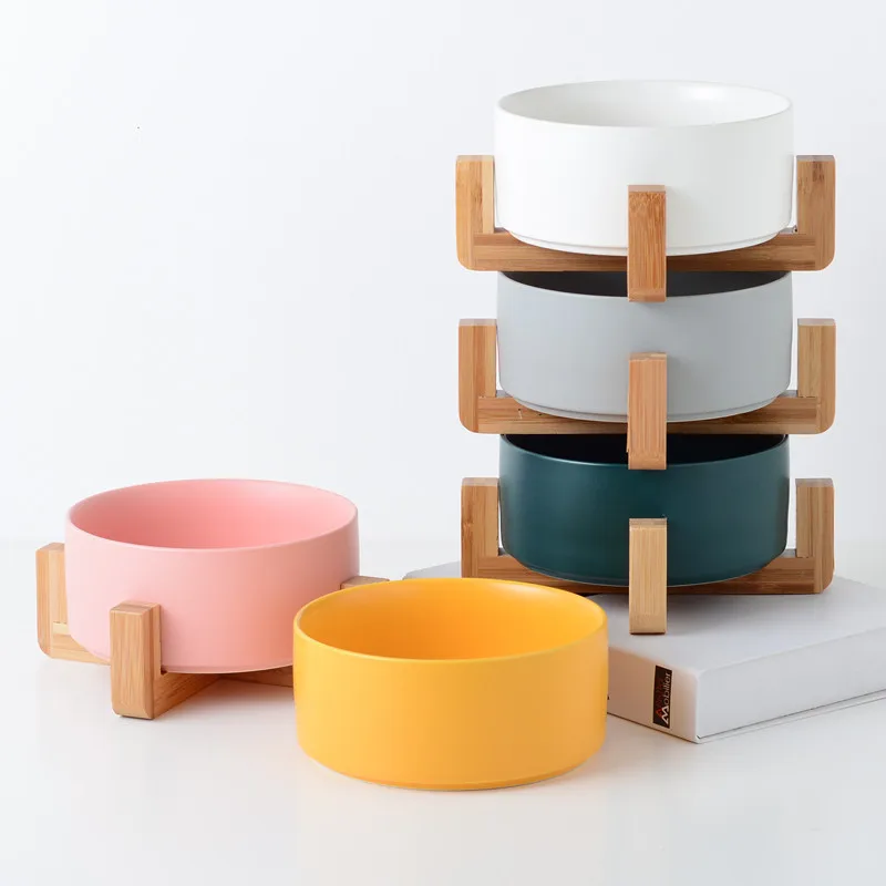 Ceramic Pet Bowl Cat Puppy Feeding Supplies Double Pet Bowls Dog Food Water Feeder Dog Accessories Colorful Durable Cat Bowls
Ceramic Pet Bowl Cat Puppy Feeding Supplies Double Pet Bowls Dog Food Water Feeder Dog Accessories Colorful Durable Cat Bowls