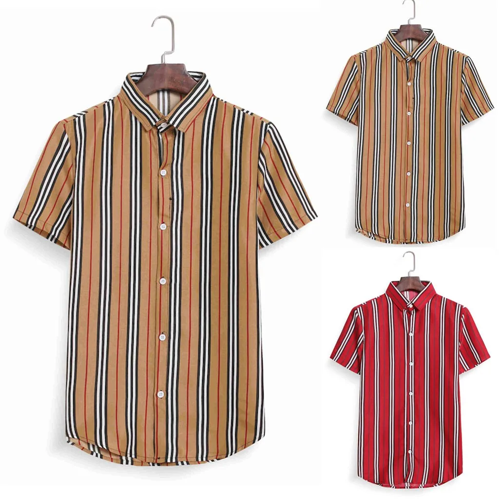 Short Sleeve Casual Shirt Mens Fashion Printed Splicing Colorful Stripe Short Sleeve Loose Shirt Mens Short Sleeve Summer
Short Sleeve Casual Shirt Mens Fashion Printed Splicing Colorful Stripe Short Sleeve Loose Shirt Mens Short Sleeve Summer