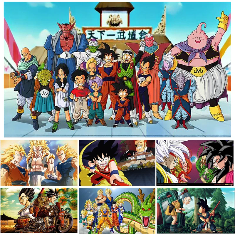 Dragon Ball Posters Interior Paintings for Home Decor Pictures Japanese Anime Character Collection Wall Stickers for Boys Rooms
Dragon Ball Posters Interior Paintings for Home Decor Pictures Japanese Anime Character Collection Wall Stickers for Boys Rooms