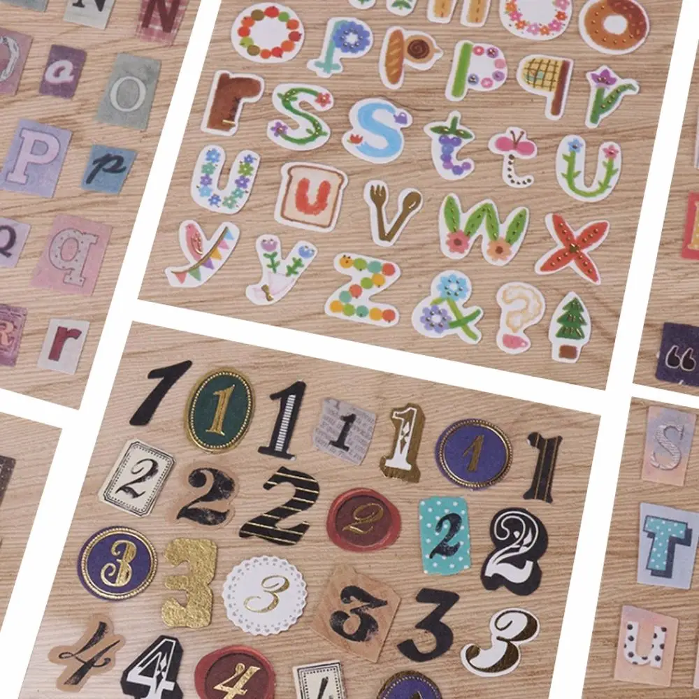 Decoration Photo album DIY Scrapbooking DIY Decorative Stickers English Alphabet Number Handmade Stickers Decorative Stickers
Decoration Photo album DIY Scrapbooking DIY Decorative Stickers English Alphabet Number Handmade Stickers Decorative Stickers