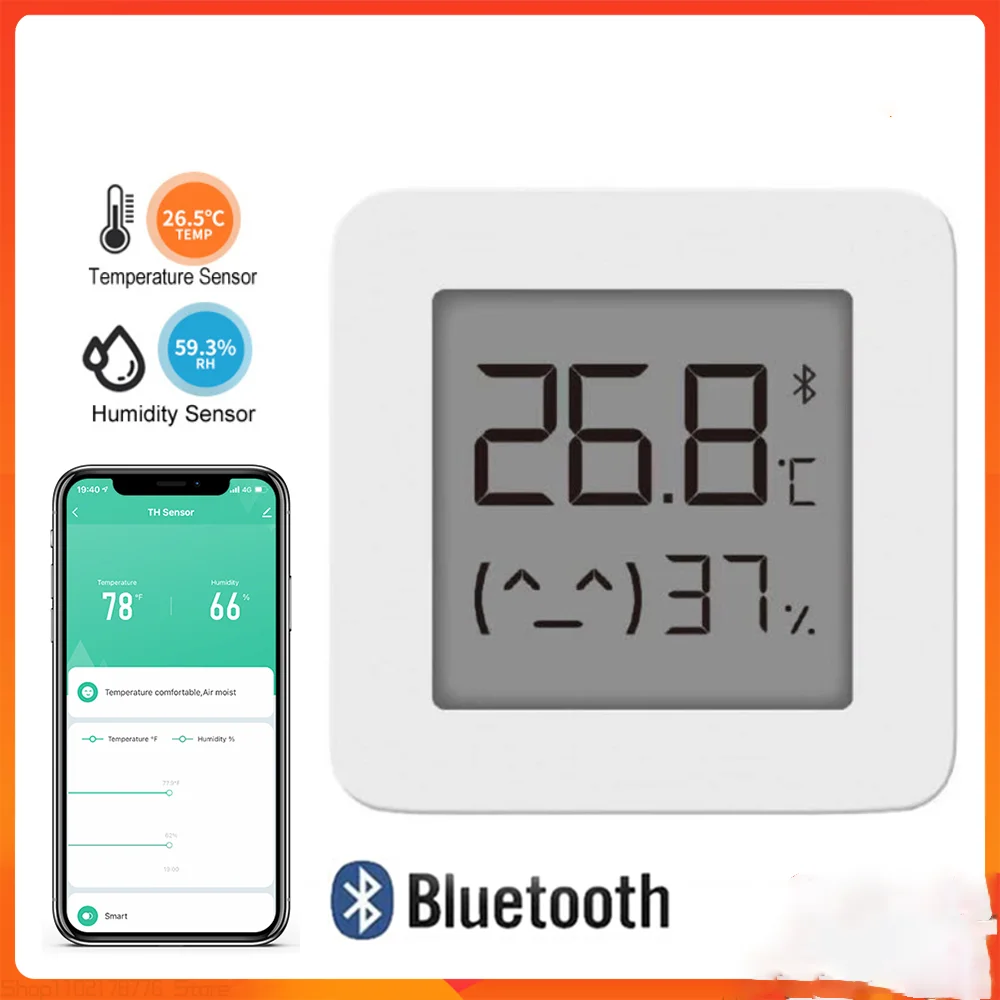 Умный Bluetooth датчик температуры Tuya с ЖК-дисплеем, цифровой термометр, гигрометр, комнатный измеритель влажности, домашняя метеостанция
Умный Bluetooth датчик температуры Tuya с ЖК-дисплеем, цифровой термометр, гигрометр, комнатный измеритель влажности, домашняя метеостанция