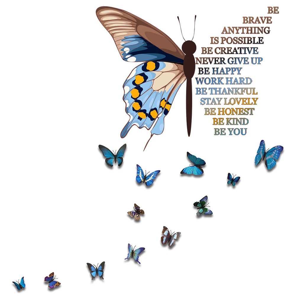 Durable High Quality Practical Useful Brand New Wall Sticker Butterfly Living Room Elf Adhesive Home Removable
Durable High Quality Practical Useful Brand New Wall Sticker Butterfly Living Room Elf Adhesive Home Removable