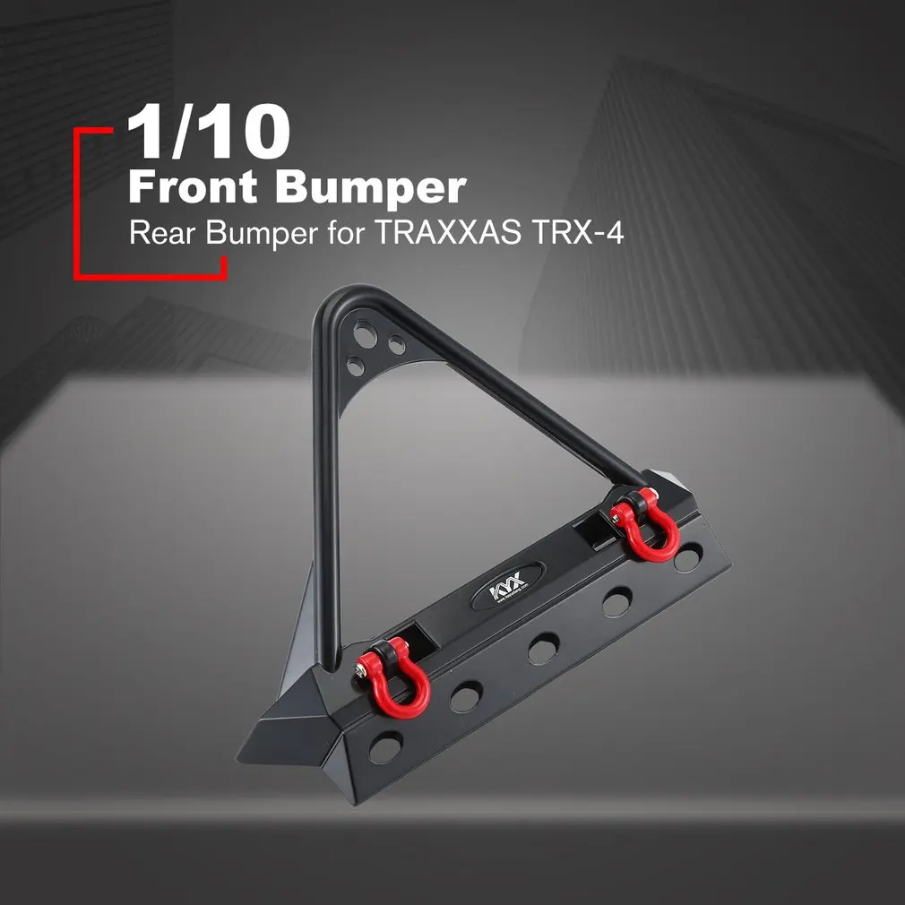 RC Car Metal Front Bumper with D-rings for 1/10 RC Crawler TRAXXAS TRX-4 scx10 90046 Upgrade Parts Accessories
RC Car Metal Front Bumper with D-rings for 1/10 RC Crawler TRAXXAS TRX-4 scx10 90046 Upgrade Parts Accessories