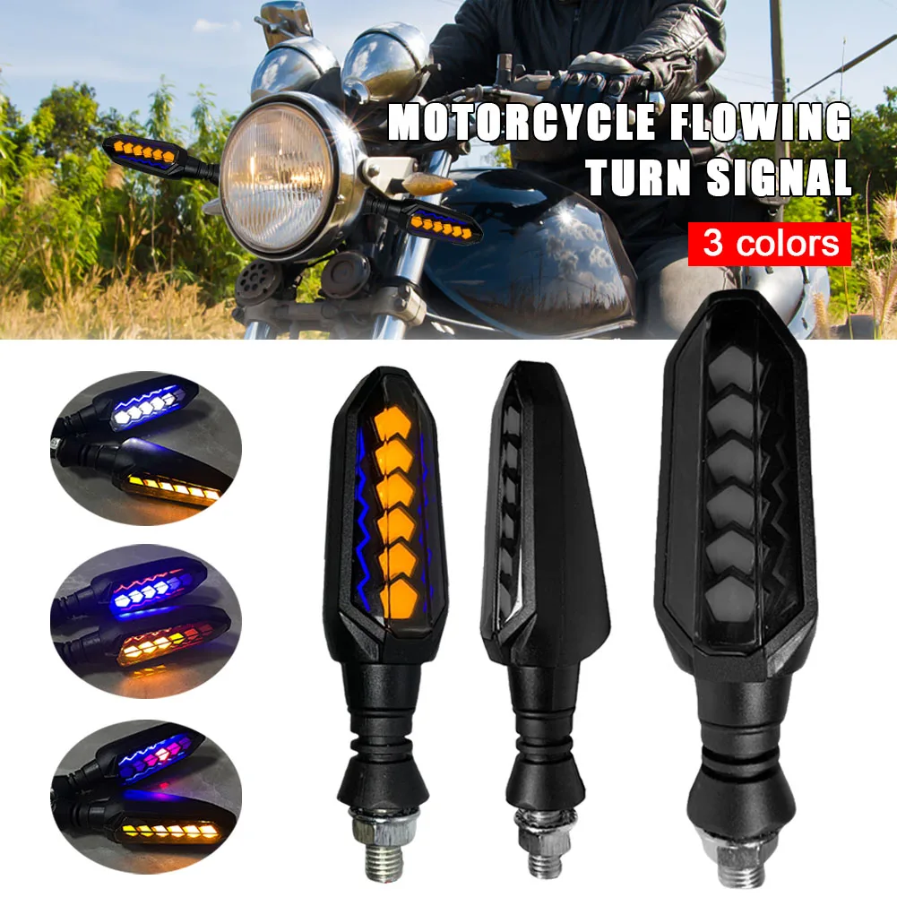 Motorcycle LED Flowing Turn Signal Universal 12V Flashing Daytime Running Light Running Water Warning Lamp for Motorbike Scooter
Motorcycle LED Flowing Turn Signal Universal 12V Flashing Daytime Running Light Running Water Warning Lamp for Motorbike Scooter