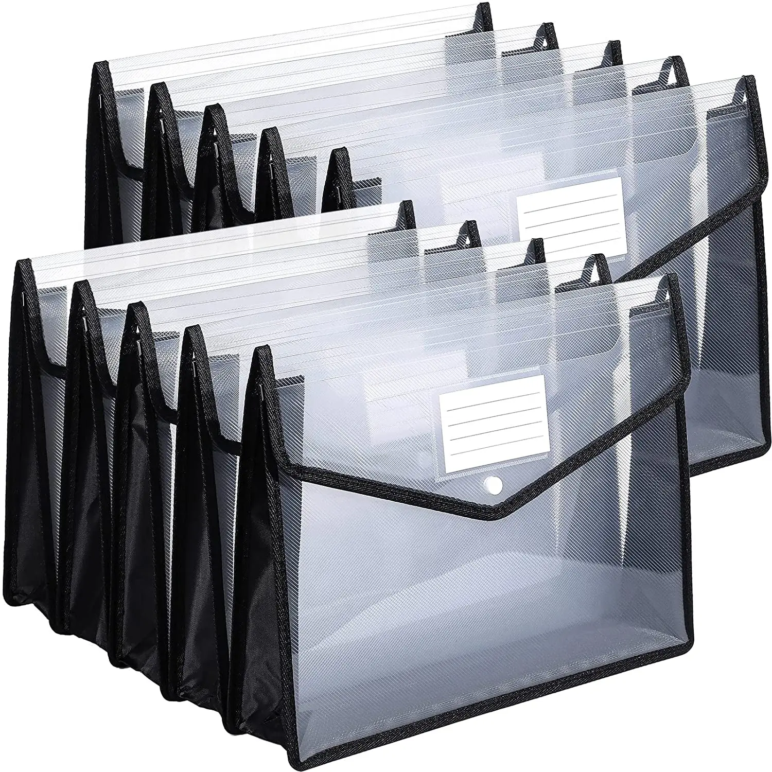

Пластиковые папки для файлов, конверт, расширяющийся органайзер, папка для документов с защелкой и карманом, Размер A4, водонепроницаемая