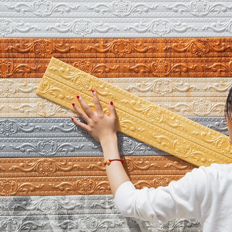 Self-Adhesive 3d Three-Dimensional Skirting Line Anti-Collision Footing Line Waist Line Wall Sticker Door Frame Edge Strip
Self-Adhesive 3d Three-Dimensional Skirting Line Anti-Collision Footing Line Waist Line Wall Sticker Door Frame Edge Strip