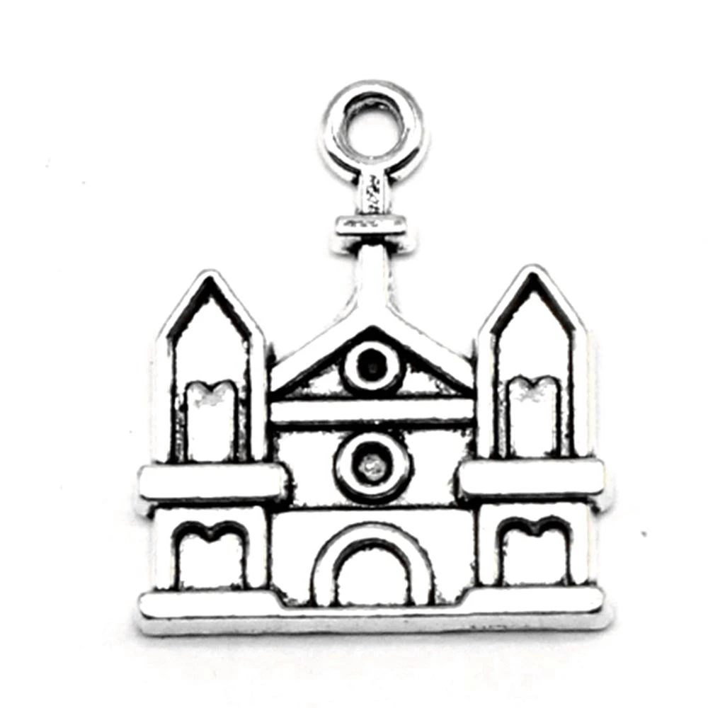 70pcs Wholesale Jewelry Lots Churches Charms Pendant Supplies For Jewelry Materials 17x20mm
70pcs Wholesale Jewelry Lots Churches Charms Pendant Supplies For Jewelry Materials 17x20mm