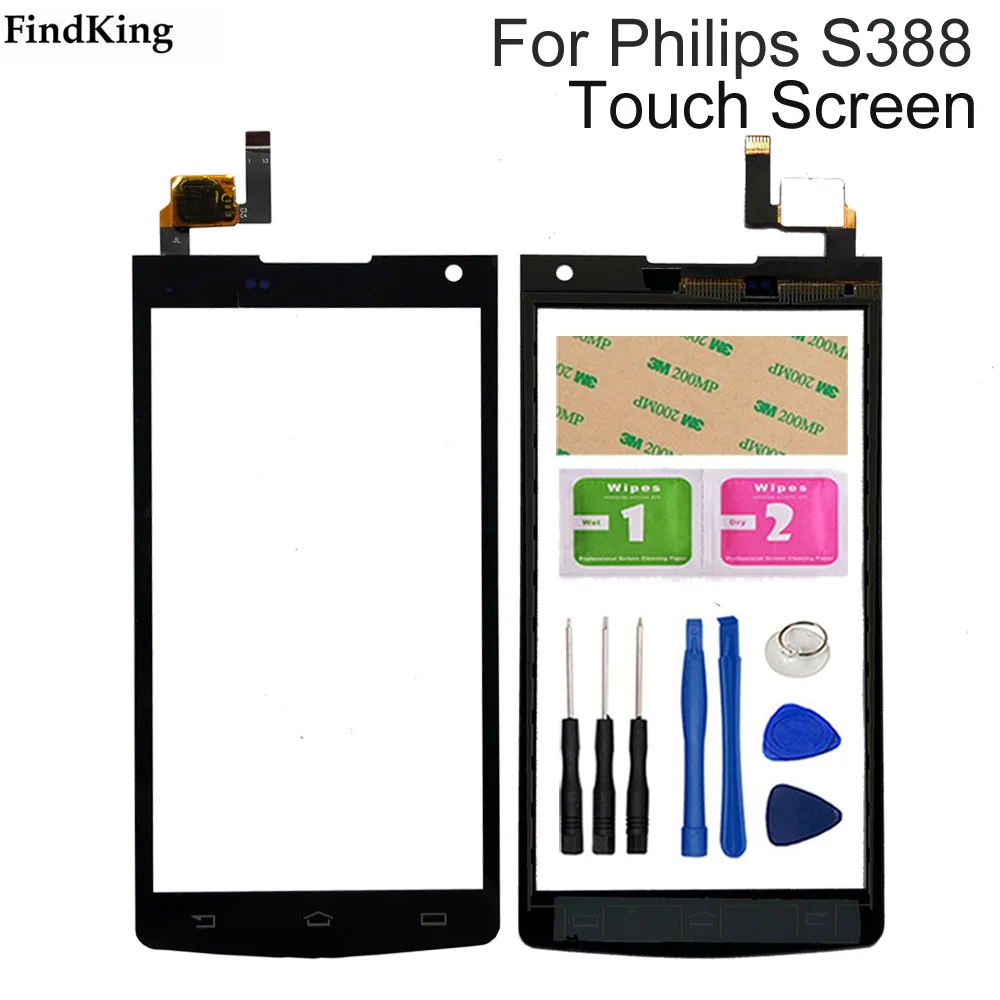 Сенсорный Экран 4,5 дюйма для Philips S388 S 388, сенсорное стекло, переднее стекло, дигитайзер, панель, объектив, сенсорные инструменты
Сенсорный Экран 4,5 дюйма для Philips S388 S 388, сенсорное стекло, переднее стекло, дигитайзер, панель, объектив, сенсорные инструменты