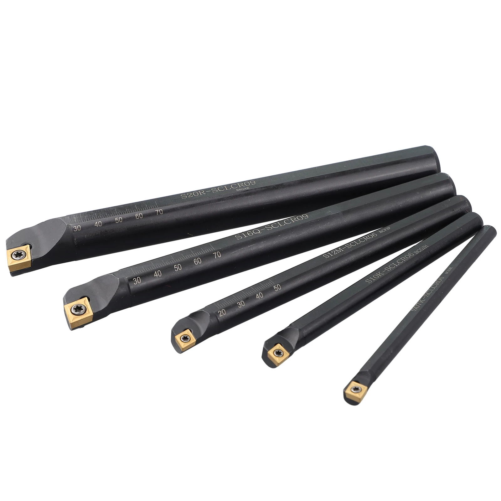 Turning Boring Bar Tool Holder Insert Utilizes 95° Diamond Cutting Steel Carbide S07K-SCLCR06 S10K-SCLCR06 5pcs
Turning Boring Bar Tool Holder Insert Utilizes 95° Diamond Cutting Steel Carbide S07K-SCLCR06 S10K-SCLCR06 5pcs