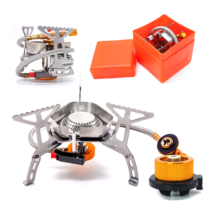 Tourist Burner Camping Wind Proof Gas Stove Outdoor Strong Fire Stove Heater Portable Folding Ultralight Picnic Cooker Supplies
Tourist Burner Camping Wind Proof Gas Stove Outdoor Strong Fire Stove Heater Portable Folding Ultralight Picnic Cooker Supplies