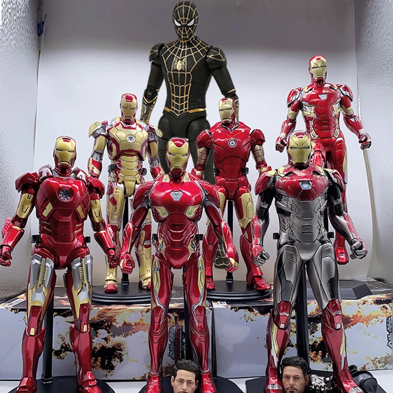 Экшн-фигурки Marvel Мстители Детские Сумасшедшие игрушки MK50 Тони Старк Марк 50 Mk45 Mk47