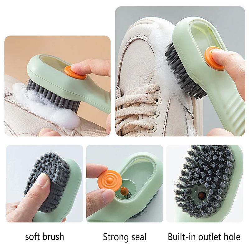 2 Shoe Brush Automatic Liquid Discharge Deep Cleaning Soft Bristles Household Laundry Cleaning Brush Tools for Daily Use
2 Shoe Brush Automatic Liquid Discharge Deep Cleaning Soft Bristles Household Laundry Cleaning Brush Tools for Daily Use