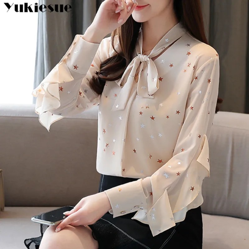 clothes womens tops and blouses Summer women blouses 2022 white blouse long sleeve star print chiffon blouse women shirt top
clothes womens tops and blouses Summer women blouses 2022 white blouse long sleeve star print chiffon blouse women shirt top