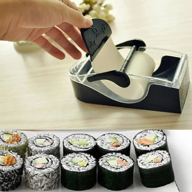 Magic Rice Mold Sushi Maker Roller Machine DIY Make Sushi Bento Vegetable Meat Sushi Rolling Tool Kitchen Gadgets Accessories
Magic Rice Mold Sushi Maker Roller Machine DIY Make Sushi Bento Vegetable Meat Sushi Rolling Tool Kitchen Gadgets Accessories