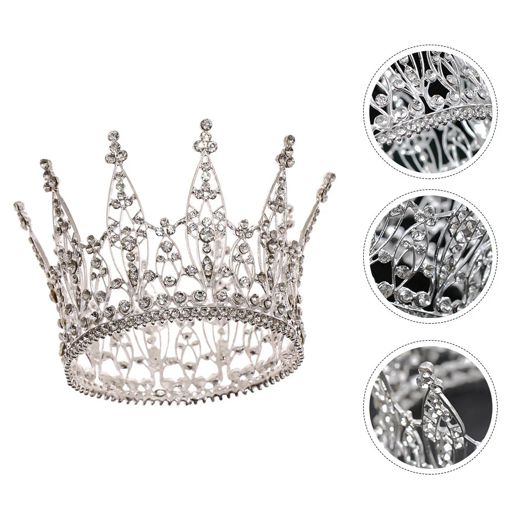 Baroque Bridal Tiara Headband Rhinestone Hair Ornament Wedding Headdress 
Baroque Bridal Tiara Headband Rhinestone Hair Ornament Wedding Headdress