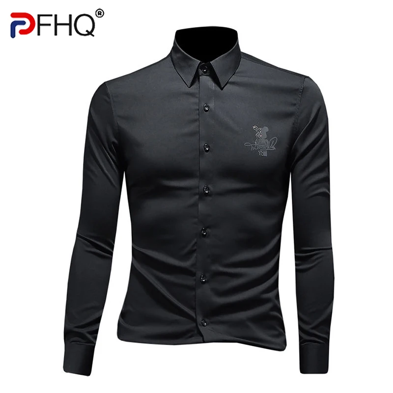 Новинка Осень-зима 2023, мужские длинные рубашки PFHQ с мультяшным принтом бриллиантов, приталенный силуэт, повседневный Модный Топ 21Q2680
Новинка Осень-зима 2023, мужские длинные рубашки PFHQ с мультяшным принтом бриллиантов, приталенный силуэт, повседневный Модный Топ 21Q2680