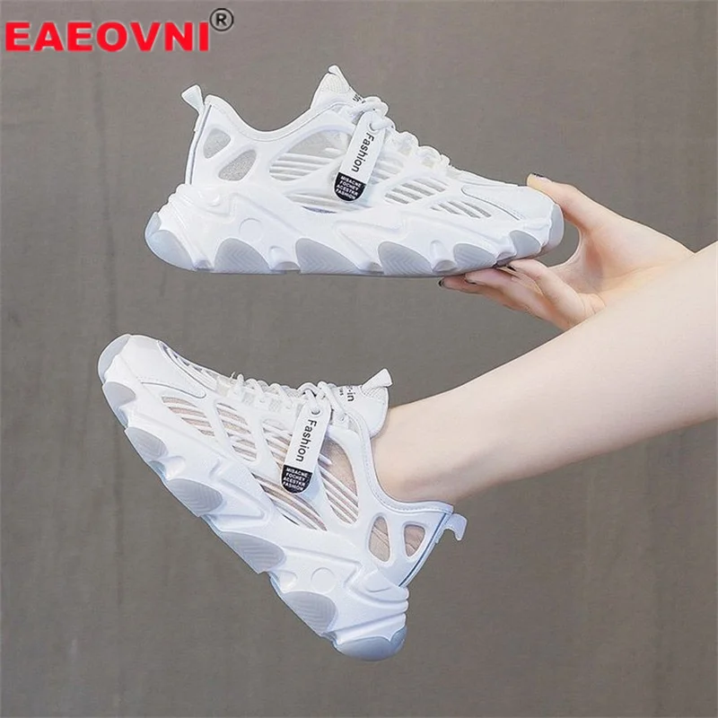 Summer Women's Mesh Sneakers Fashion Outdoor Casual Thick-soled Shoes 2022 New Hollowed-out Breathable Comfortable Women's Shoes
Summer Women's Mesh Sneakers Fashion Outdoor Casual Thick-soled Shoes 2022 New Hollowed-out Breathable Comfortable Women's Shoes