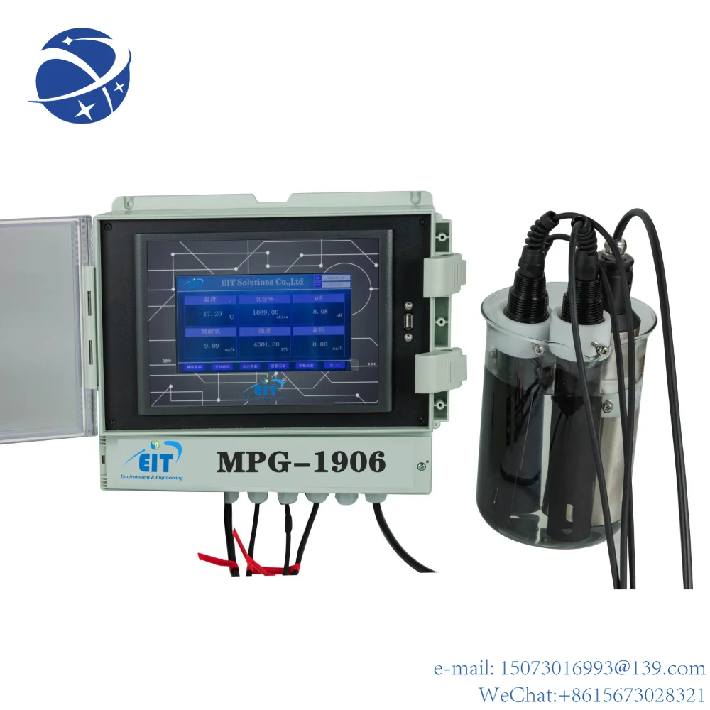 YunYi Water Analysis Online PH/EC/DO/Ion/NH3/Chlorine/TSS/Turbidity Meter with Sensor Electrode for Swimming Pool Quality
YunYi Water Analysis Online PH/EC/DO/Ion/NH3/Chlorine/TSS/Turbidity Meter with Sensor Electrode for Swimming Pool Quality