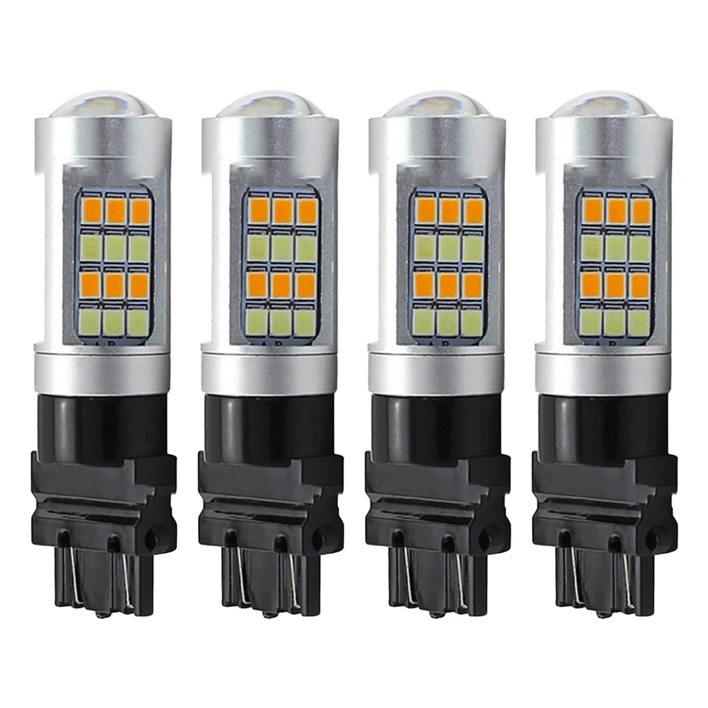 Долговечная долговечная лампа, 4 шт., желтого и белого цветов, диагональ экрана 3157 дюйма, с возможностью переключения сигнала поворота, с углом освещения 360 градусов 
Долговечная долговечная лампа, 4 шт., желтого и белого цветов, диагональ экрана 3157 дюйма, с возможностью переключения сигнала поворота, с углом освещения 360 градусов