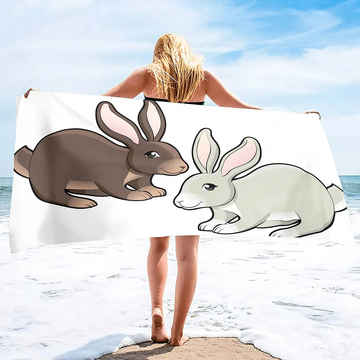 Soft Towel Funny Easter Bunny Rabbit Eggs,Absorbent Soft Towels Beach Towel Quick Dry Sand Free Lightweight Beach Towel for Swim
Soft Towel Funny Easter Bunny Rabbit Eggs,Absorbent Soft Towels Beach Towel Quick Dry Sand Free Lightweight Beach Towel for Swim