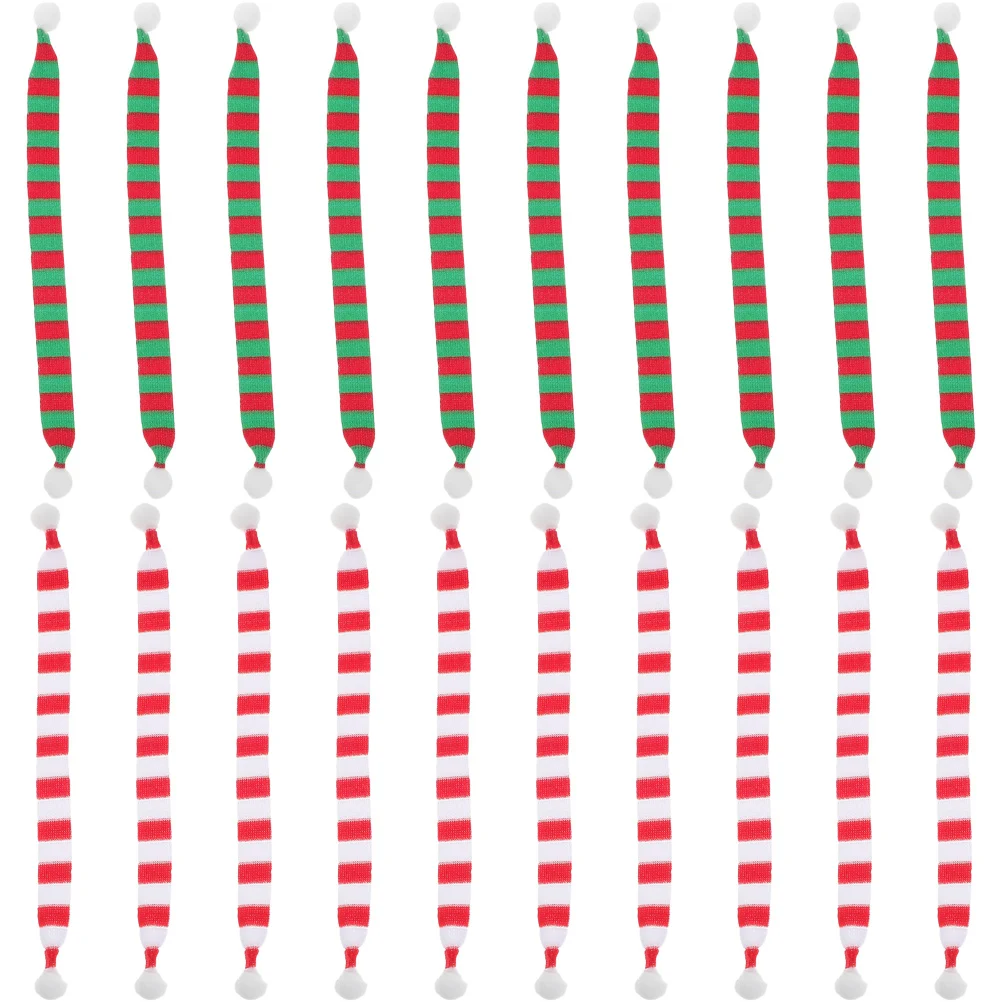 20pcs Mini Christmas Scarf Stripes Bottle Knit Scarf Christmas Scarf Decor
20pcs Mini Christmas Scarf Stripes Bottle Knit Scarf Christmas Scarf Decor