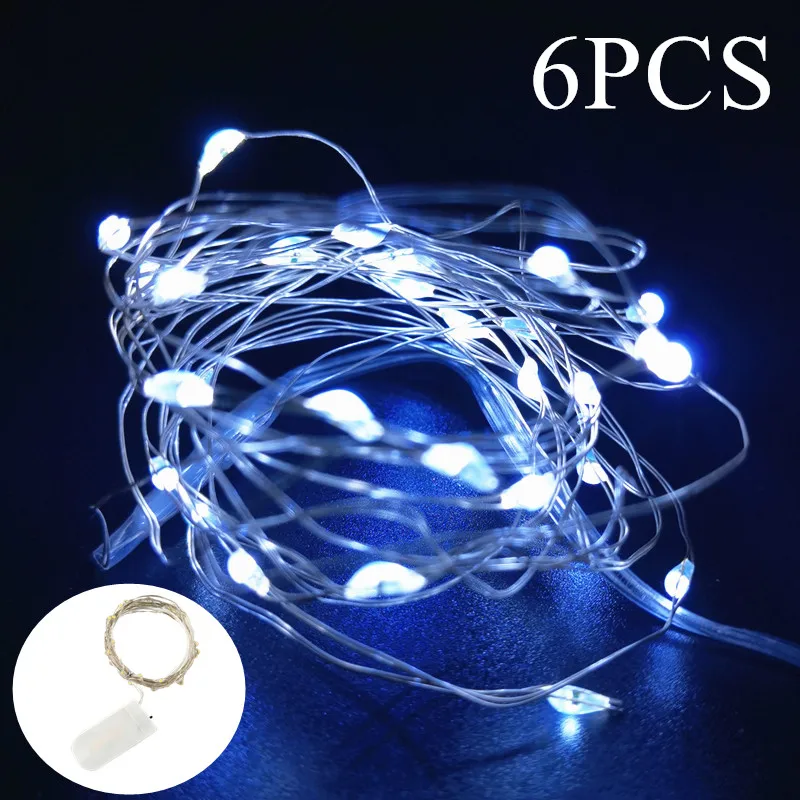 6pcs Fairy Lamp LED Copper Wire String Light Christmas Garden Decoration Lamp CR2032 for Garland DIY Wedding Party Light Outdoor
6pcs Fairy Lamp LED Copper Wire String Light Christmas Garden Decoration Lamp CR2032 for Garland DIY Wedding Party Light Outdoor