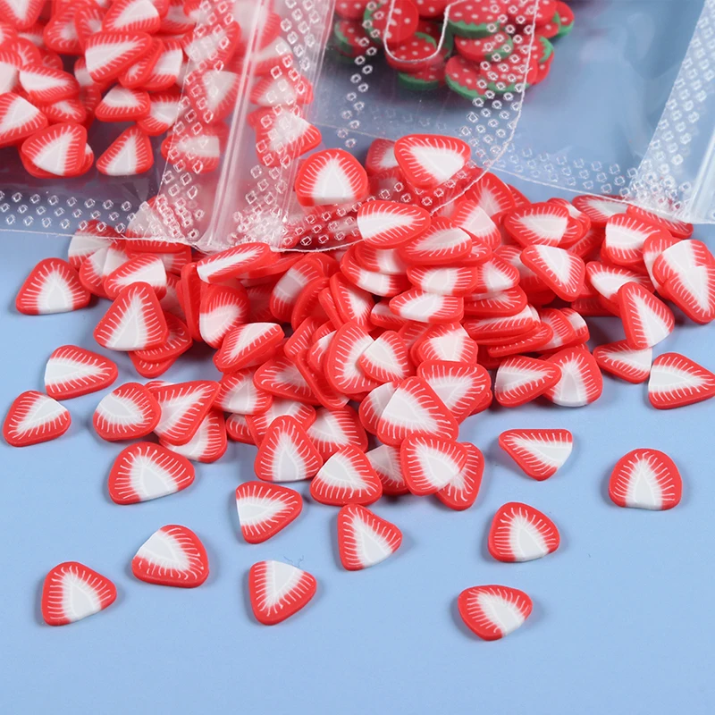 

10g Fruit Resin Filling Strawberry Lemon Flakes Summer Fruits Polymer Clay Slices Filler UV Epoxy Resin Accessories Keychain DIY