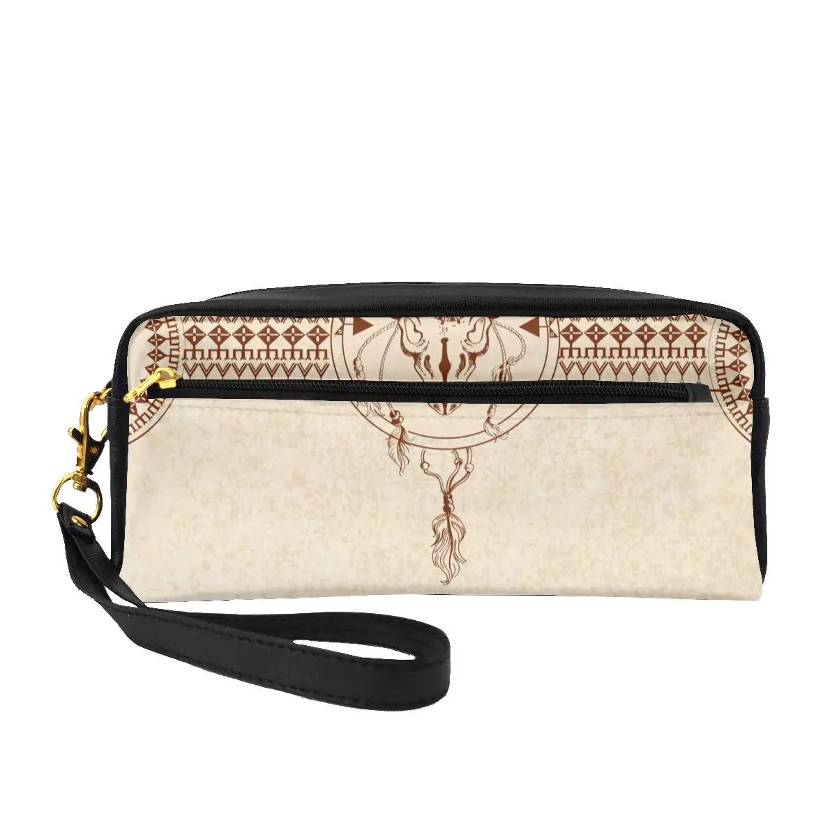 Cosmetic Case Makeup Pouch Bag Tribal Sketch With Totem Illustration Toiletries Bag Small Handbag Pen Pencil Case
Cosmetic Case Makeup Pouch Bag Tribal Sketch With Totem Illustration Toiletries Bag Small Handbag Pen Pencil Case