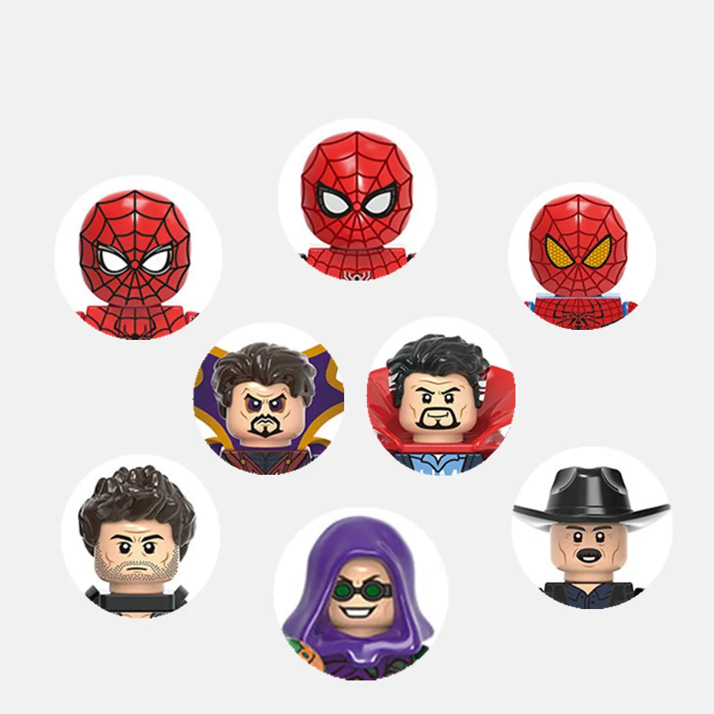 Marvel Mini Dolls Spiderman No Way Home Peter Parker Doctor Strange Figures Avengers Building Brick Block Toy Kid Gift
Marvel Mini Dolls Spiderman No Way Home Peter Parker Doctor Strange Figures Avengers Building Brick Block Toy Kid Gift