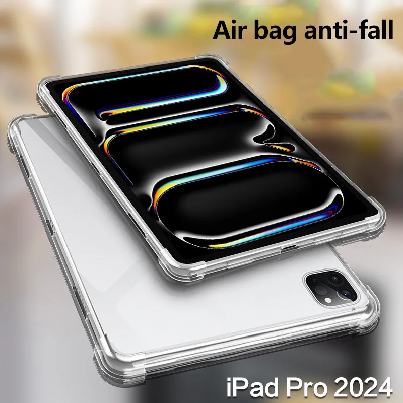 Мягкий чехол из ТПУ для iPad Air 11 2024 Air6 Pro 13 5 4 3Pro 2 1 10th 10 9 7 Mini 6 3 Pro12.9