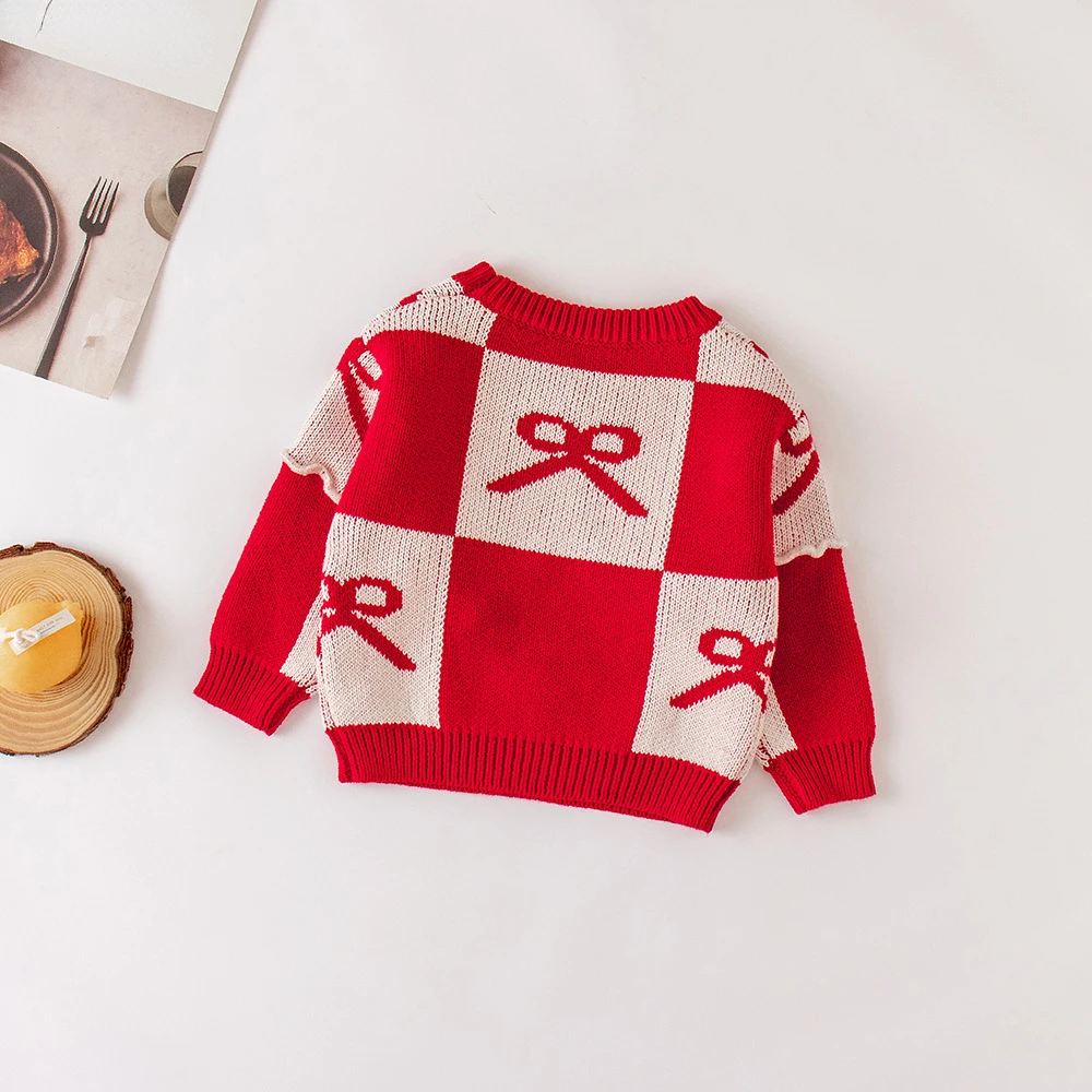 RiniKinda Baby Girls Soft Knit Bowknot Sweater for Children's Tops Clothes Autumn Winter Kids Pullover Sweaters Baby Clothes
RiniKinda Baby Girls Soft Knit Bowknot Sweater for Children's Tops Clothes Autumn Winter Kids Pullover Sweaters Baby Clothes