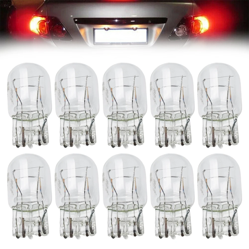 10pcs 12V Car Turn Signal Lights T20 7443 7440 580 W21/5W Clear Glass Stop Brake Tail Light Bulbs Halogen Indicators Lamp
10pcs 12V Car Turn Signal Lights T20 7443 7440 580 W21/5W Clear Glass Stop Brake Tail Light Bulbs Halogen Indicators Lamp