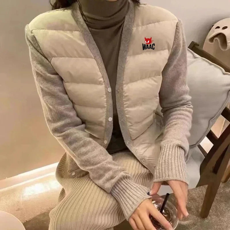 High Quality Women Golf Coat Fashion Knitting Waistcoat Jacket Autumn Winter Warm Tops Korean Ladies V-neck Golf Wear Clothing
High Quality Women Golf Coat Fashion Knitting Waistcoat Jacket Autumn Winter Warm Tops Korean Ladies V-neck Golf Wear Clothing
