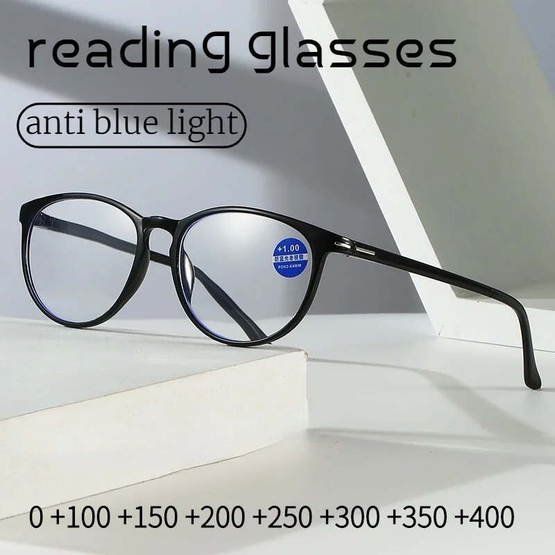 Reading Glasses Men Women Ultralight Glasses Anti-Blue Light Reading Glasses HD Presbyopia Glasses Retro Glasses for Unisex
Reading Glasses Men Women Ultralight Glasses Anti-Blue Light Reading Glasses HD Presbyopia Glasses Retro Glasses for Unisex