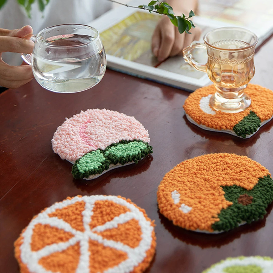 DIY Punch Embroidery Material Kit Beginners Needlework Wool Punch Needle Poke Embroidery Coaster Kit Home Art Sewing Accessories
DIY Punch Embroidery Material Kit Beginners Needlework Wool Punch Needle Poke Embroidery Coaster Kit Home Art Sewing Accessories