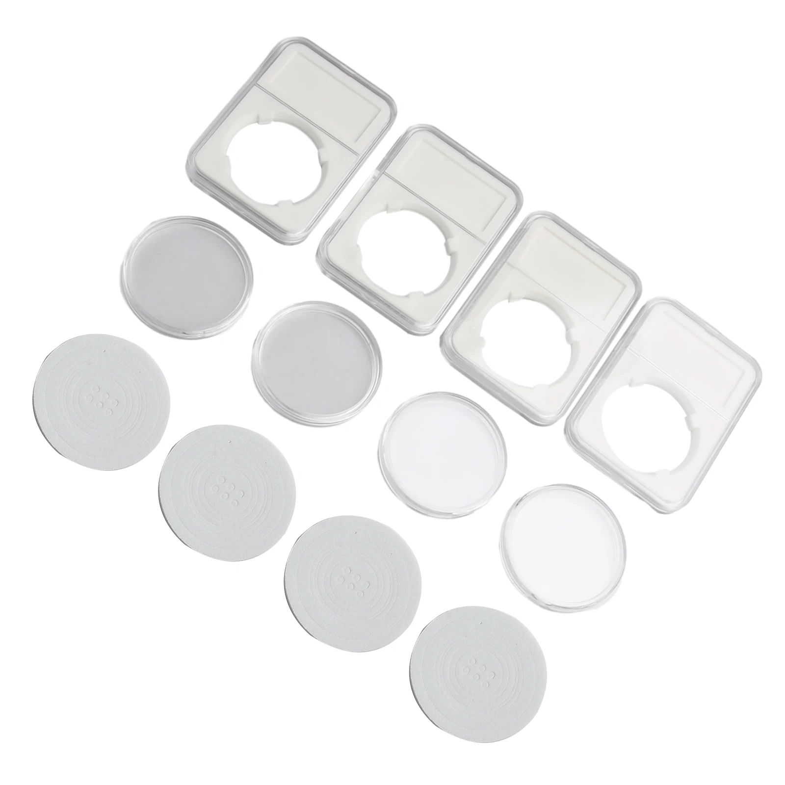 4pcs 16/25/30/46mm Coin Holder Collecting Box Case Transparent Plastic Coins Display Storage Capsules Protection Boxes Container
4pcs 16/25/30/46mm Coin Holder Collecting Box Case Transparent Plastic Coins Display Storage Capsules Protection Boxes Container