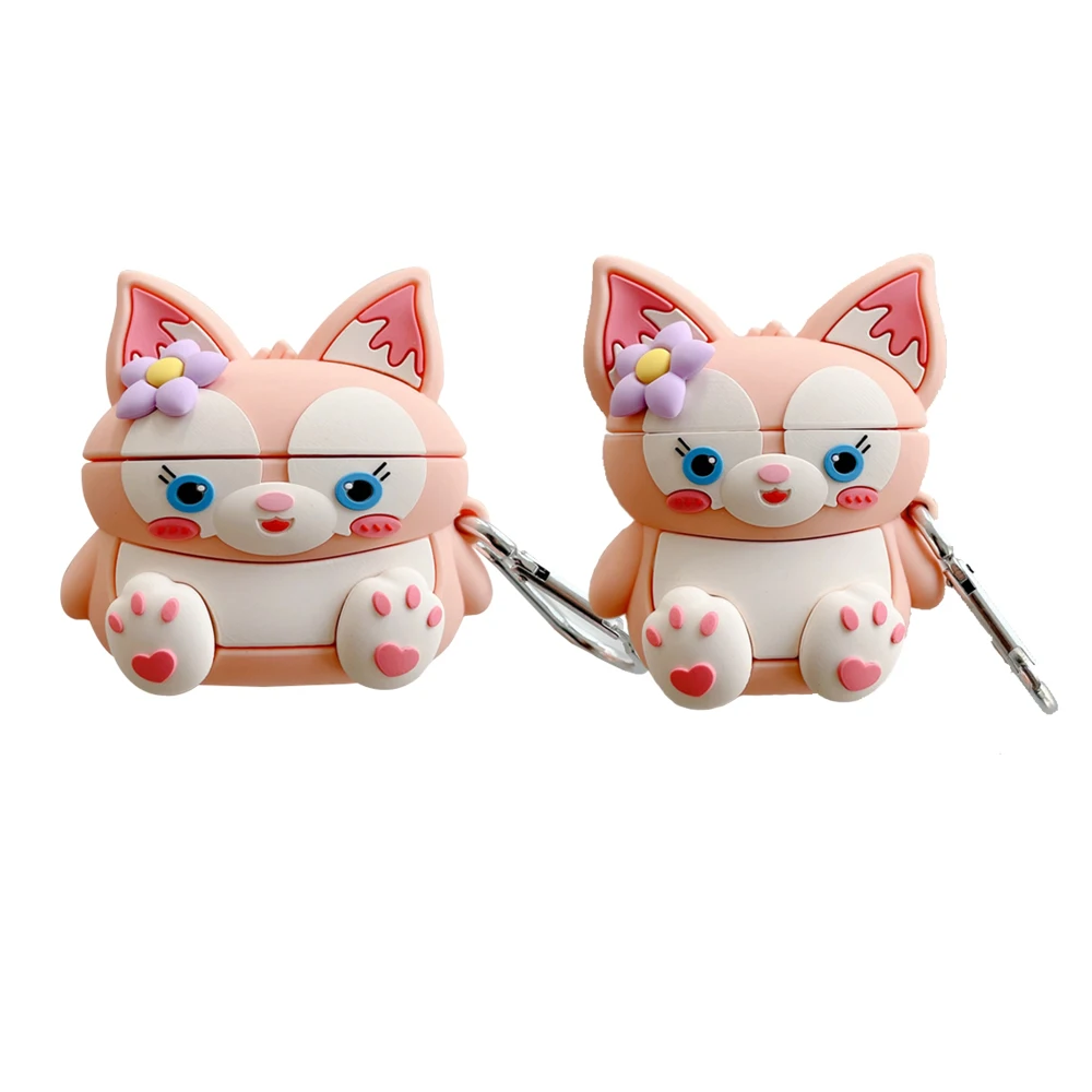 Cute Cartoon Silicone Earphone Protective Case for Airpods Pro 3 2 with Keychain Cartoon Girl Pink Rabbit for Air Pods 3 2 1Case
Cute Cartoon Silicone Earphone Protective Case for Airpods Pro 3 2 with Keychain Cartoon Girl Pink Rabbit for Air Pods 3 2 1Case