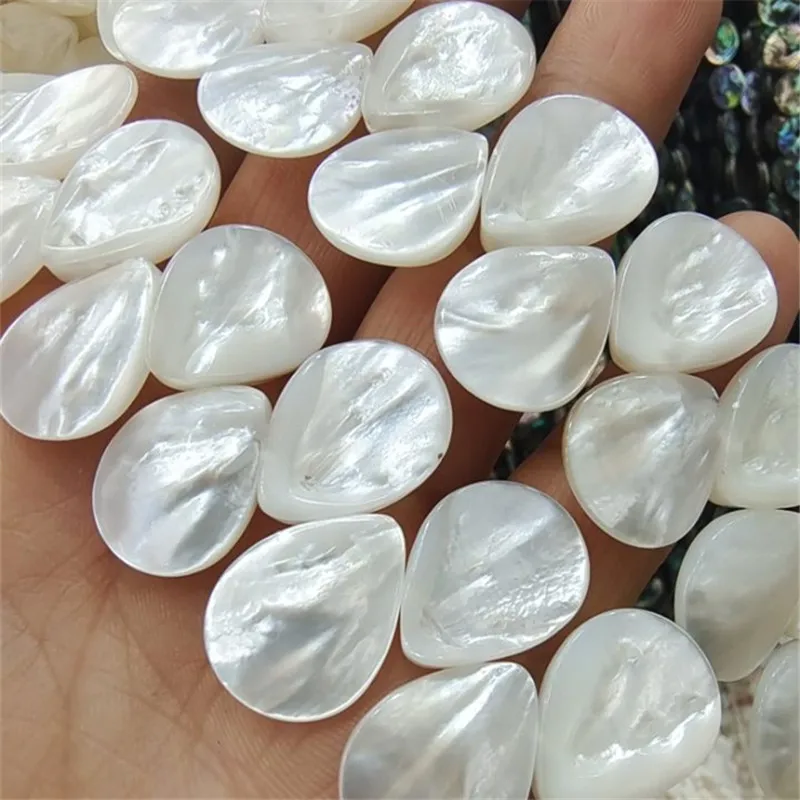 40PCS Saltwater Shell String Mother Of Pearl Teardrop Shape 15X20MM For Women's Necklace Making Findings DIY Jewelry Findings
40PCS Saltwater Shell String Mother Of Pearl Teardrop Shape 15X20MM For Women's Necklace Making Findings DIY Jewelry Findings