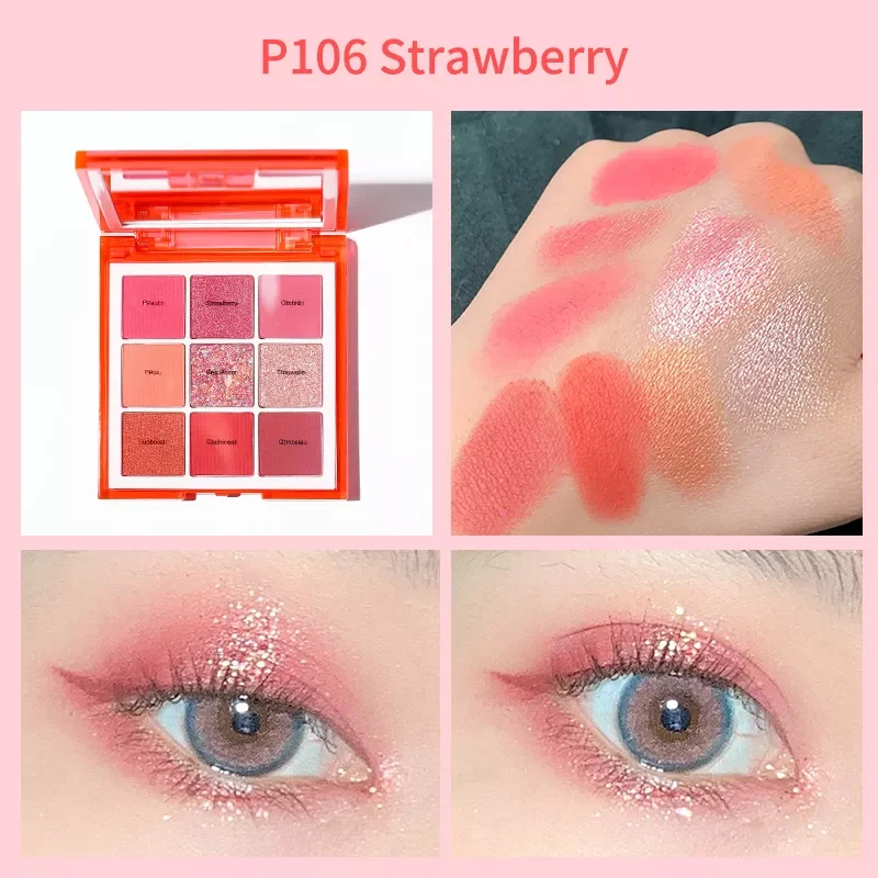 NEW2023 Fruit 9 Color Eyeshadow Tray Neon Orange Blue Purple Gold Red Eye Shadow Palette Shimmer Matte Eye Makeup Shadow Comesti
NEW2023 Fruit 9 Color Eyeshadow Tray Neon Orange Blue Purple Gold Red Eye Shadow Palette Shimmer Matte Eye Makeup Shadow Comesti