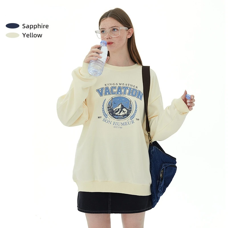 Large Size Long-sleeved Casual Sweatshirt Spring and Autumn Hedging Couple Jacket Loose Round Neck Men's and Women's Sweatshirt
Large Size Long-sleeved Casual Sweatshirt Spring and Autumn Hedging Couple Jacket Loose Round Neck Men's and Women's Sweatshirt