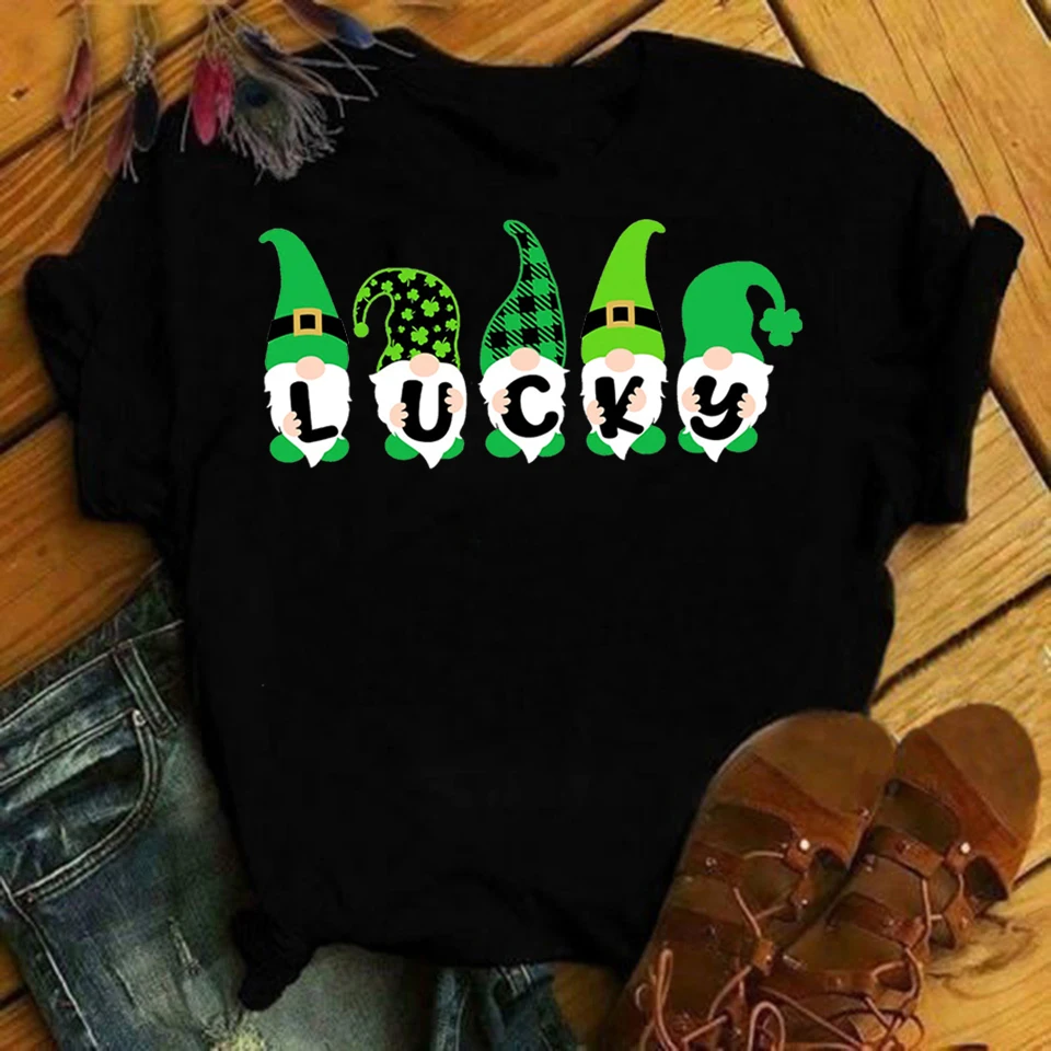 Женские футболки с принтом на удачу в стиле Св. Патрика, повседневная эстетичная футболка в стиле Харадзюку, женские топы с графическим прин...
Женские футболки с принтом на удачу в стиле Св. Патрика, повседневная эстетичная футболка в стиле Харадзюку, женские топы с графическим прин...