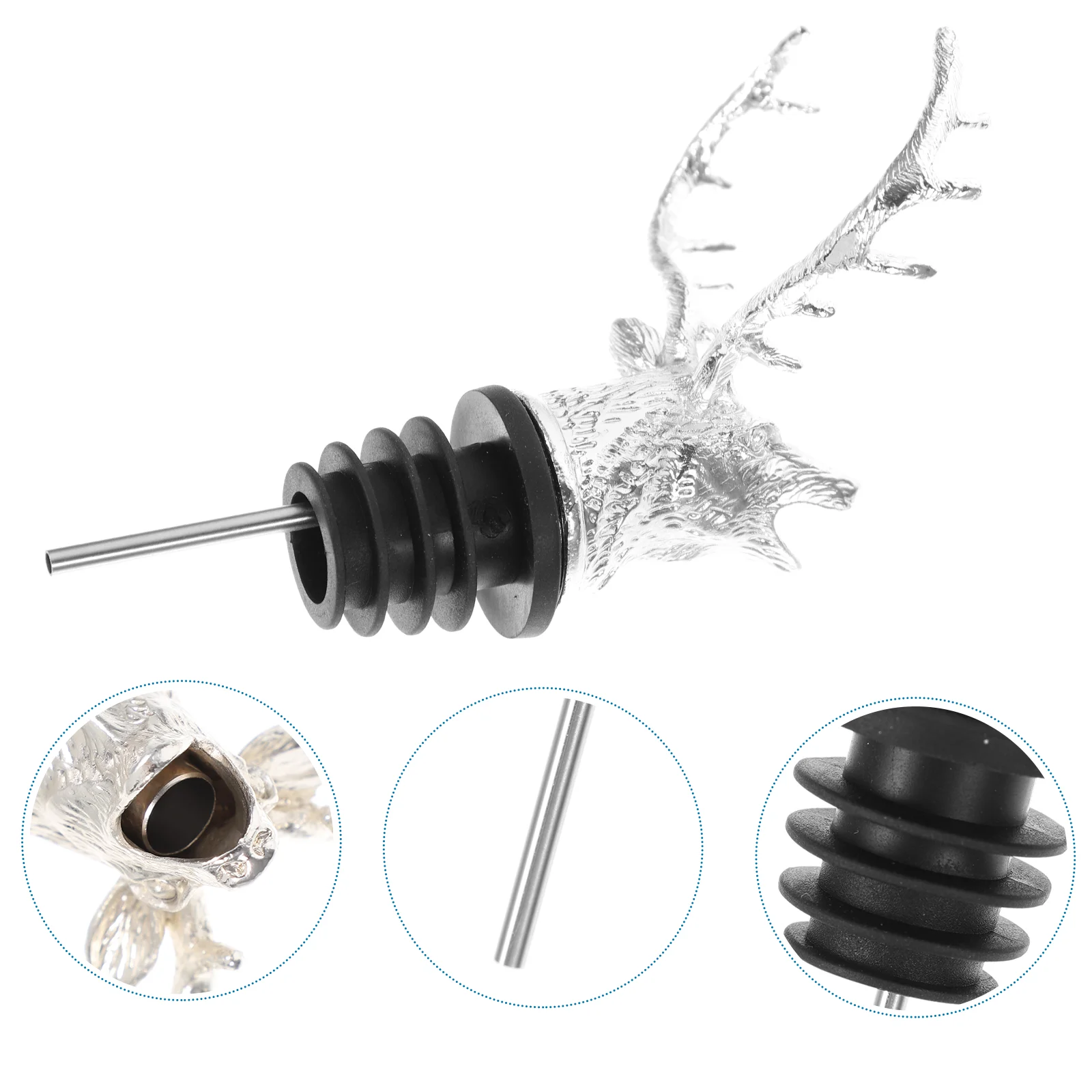 Pourer Bottle Spout Aerator Pourers Animal Stoppers Spouts Pour Cork Oil Caps Stopper Champagne Gold Saver Deer Christmas Cap
Pourer Bottle Spout Aerator Pourers Animal Stoppers Spouts Pour Cork Oil Caps Stopper Champagne Gold Saver Deer Christmas Cap