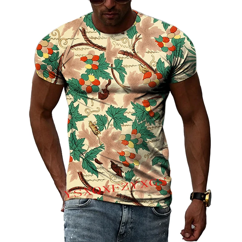 Футболка мужская и женская с коротким рукавом, модная повседневная рубашка в стиле Харадзюку, с маленьким цветочным принтом птицы, с круглым вырезом, лето
Футболка мужская и женская с коротким рукавом, модная повседневная рубашка в стиле Харадзюку, с маленьким цветочным принтом птицы, с круглым вырезом, лето